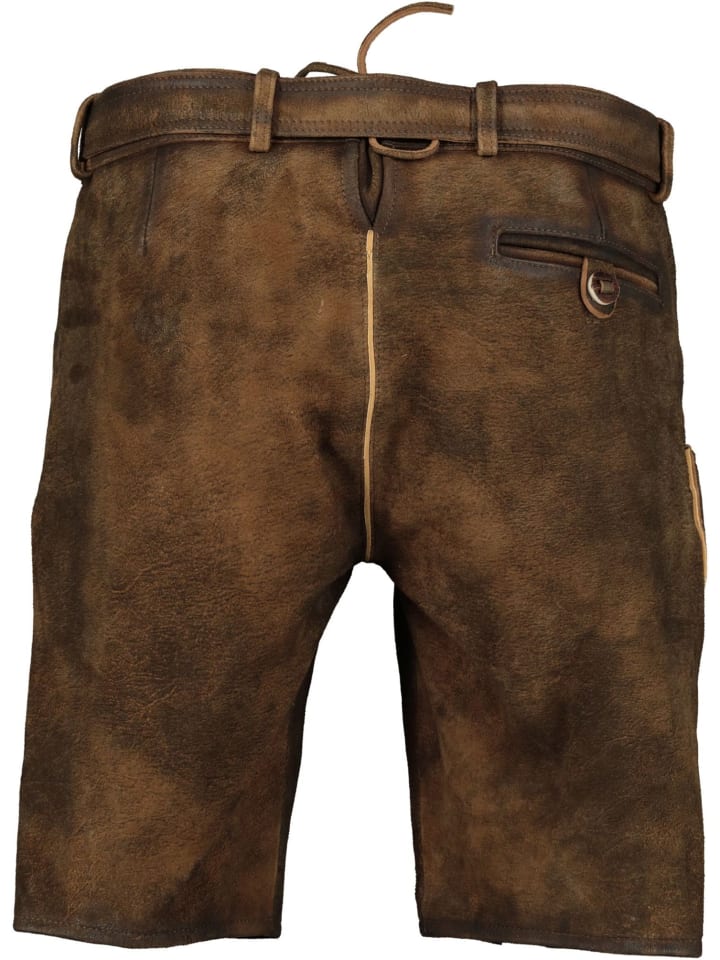 Spieth & Wensky Lederhose in Braun günstig kaufen
