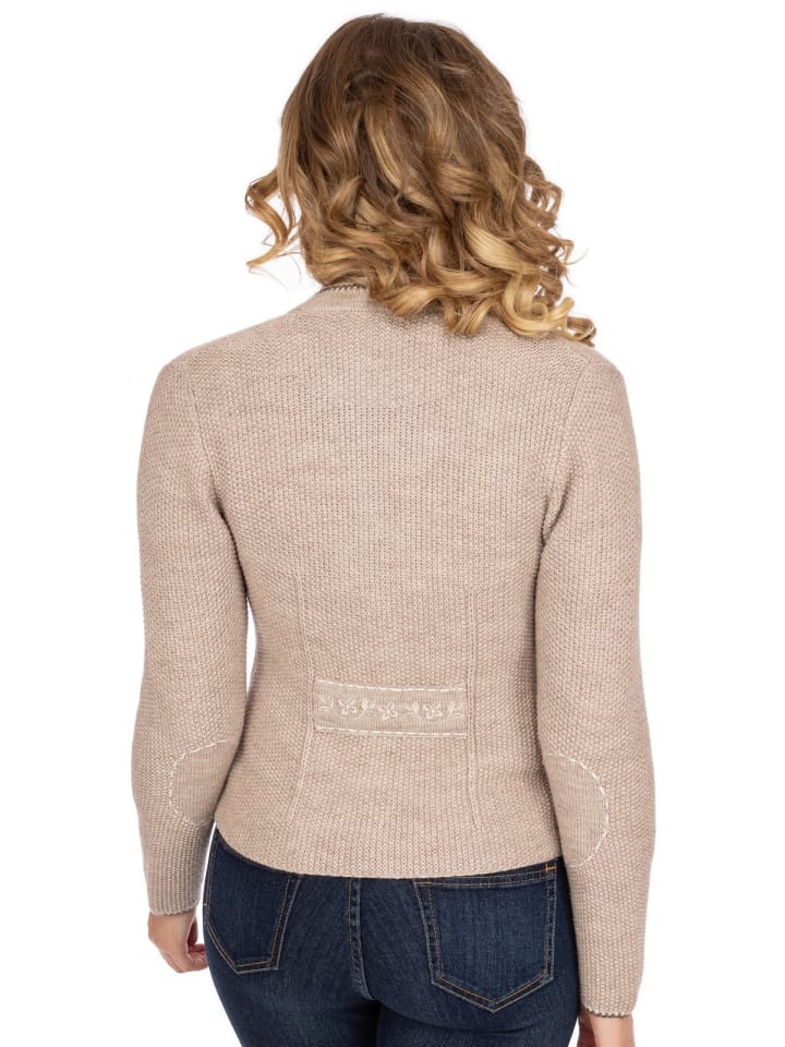 Spieth & Wensky Strickjacke AILEEN in mittelbraun günstig kaufen