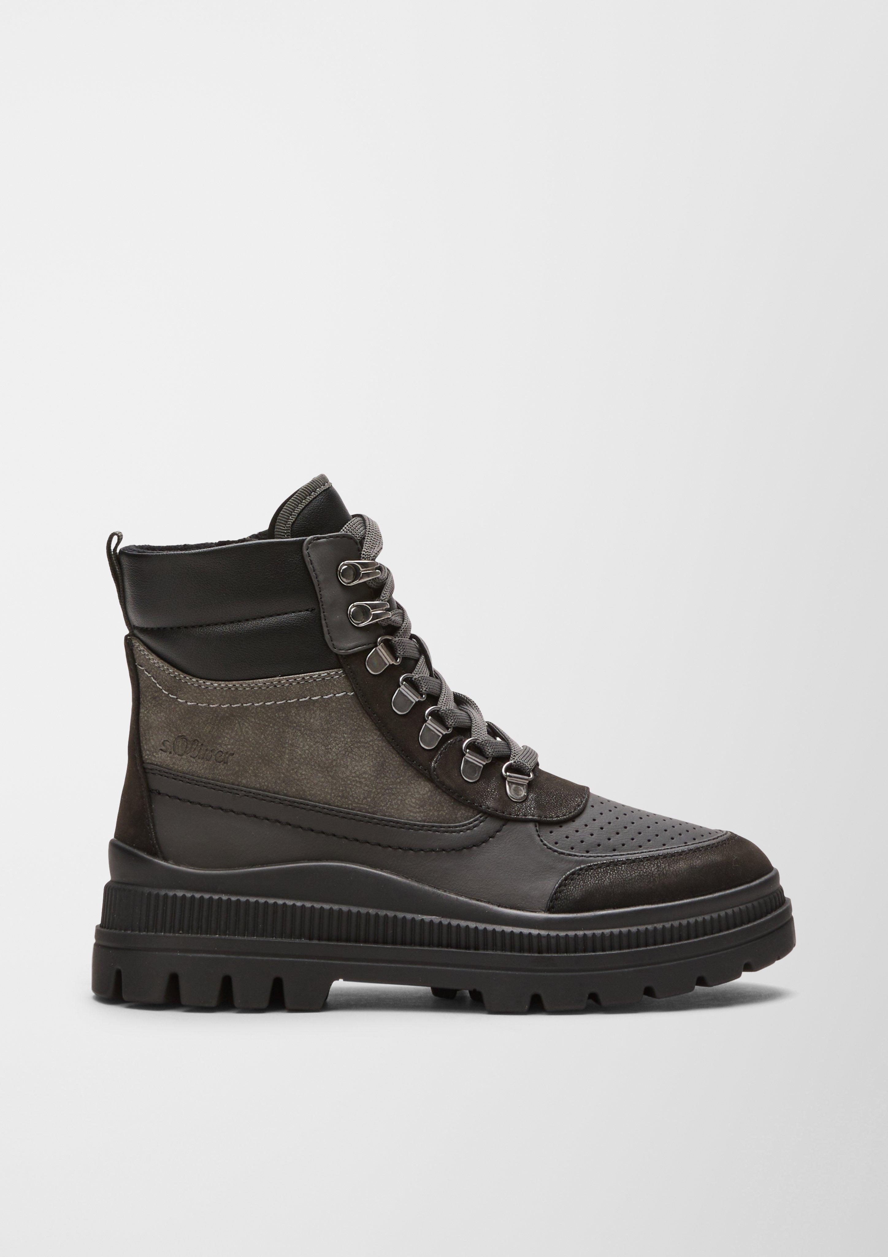 Boots aus Lederimitat  6006584-098