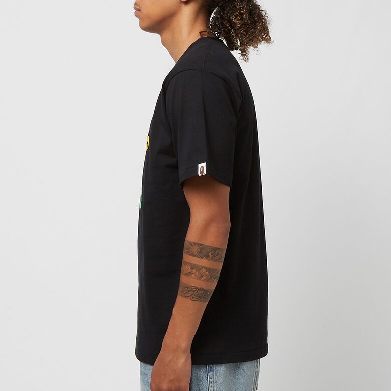 A Bathing Ape Colors College Tee Black