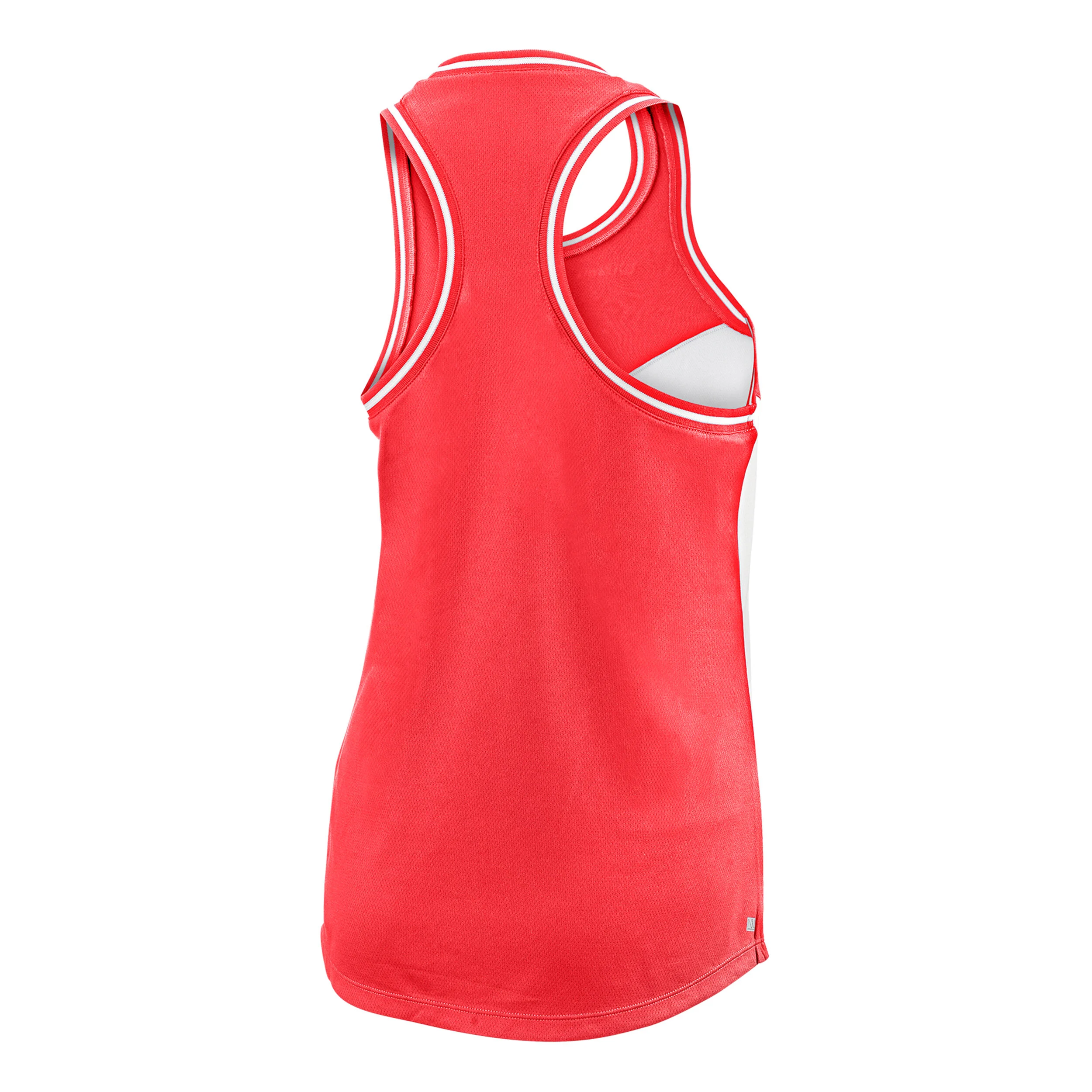 Team II Tank-Top Damen - Koralle, Weiß