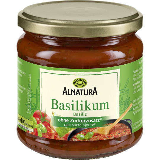 Alnatura Bio Tomatensauce Basilikum 350ML