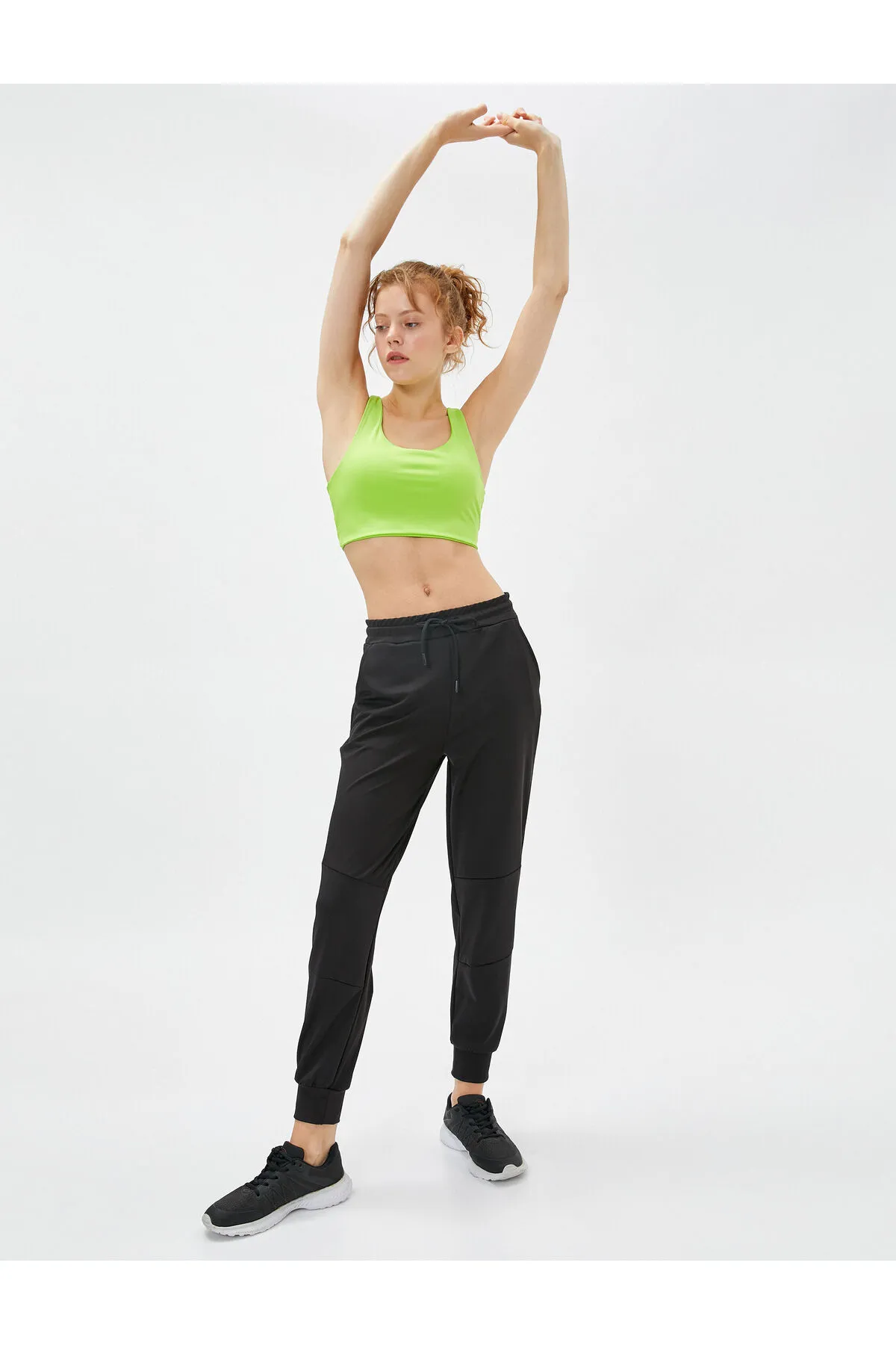 Koton  Jogger-Jogginghose mit hoher Taille und Tasche