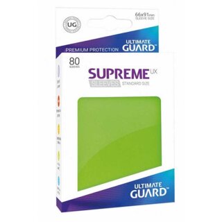 Supreme UX Sleeves Standard Size Hellgrün (80)