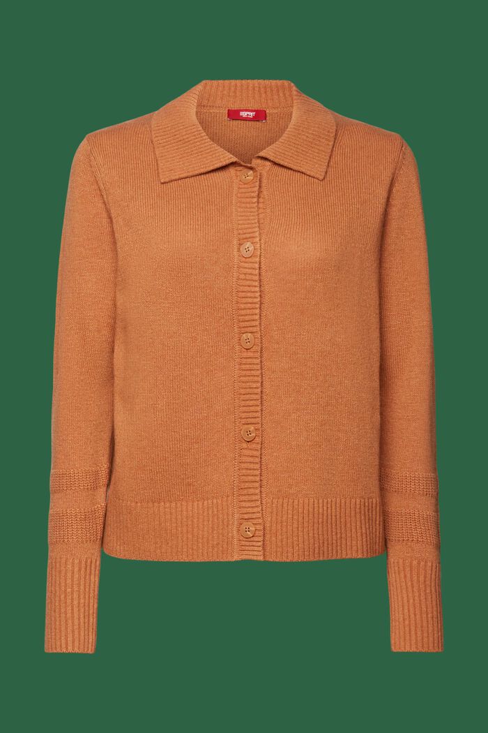 Polopullover mit Knopfleiste vorne