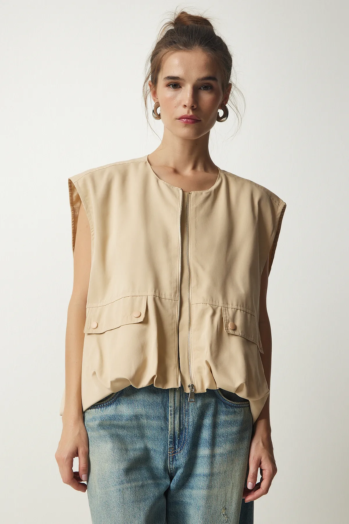 Happiness İstanbul  Weste - Beige - Basic