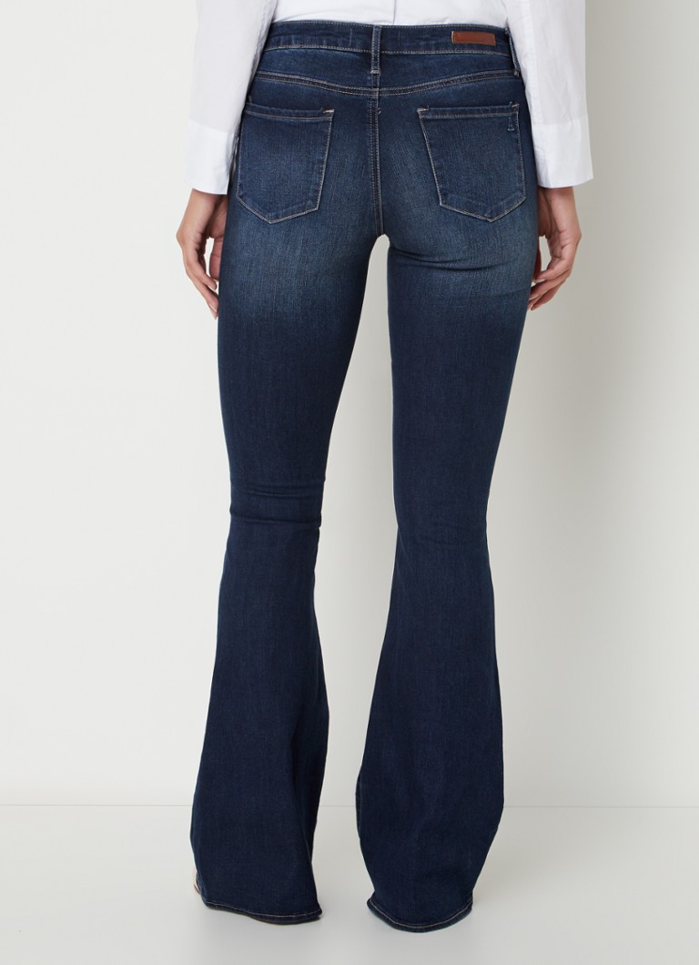 Articles Of Society Faith mid waist flared jeans with dark wash