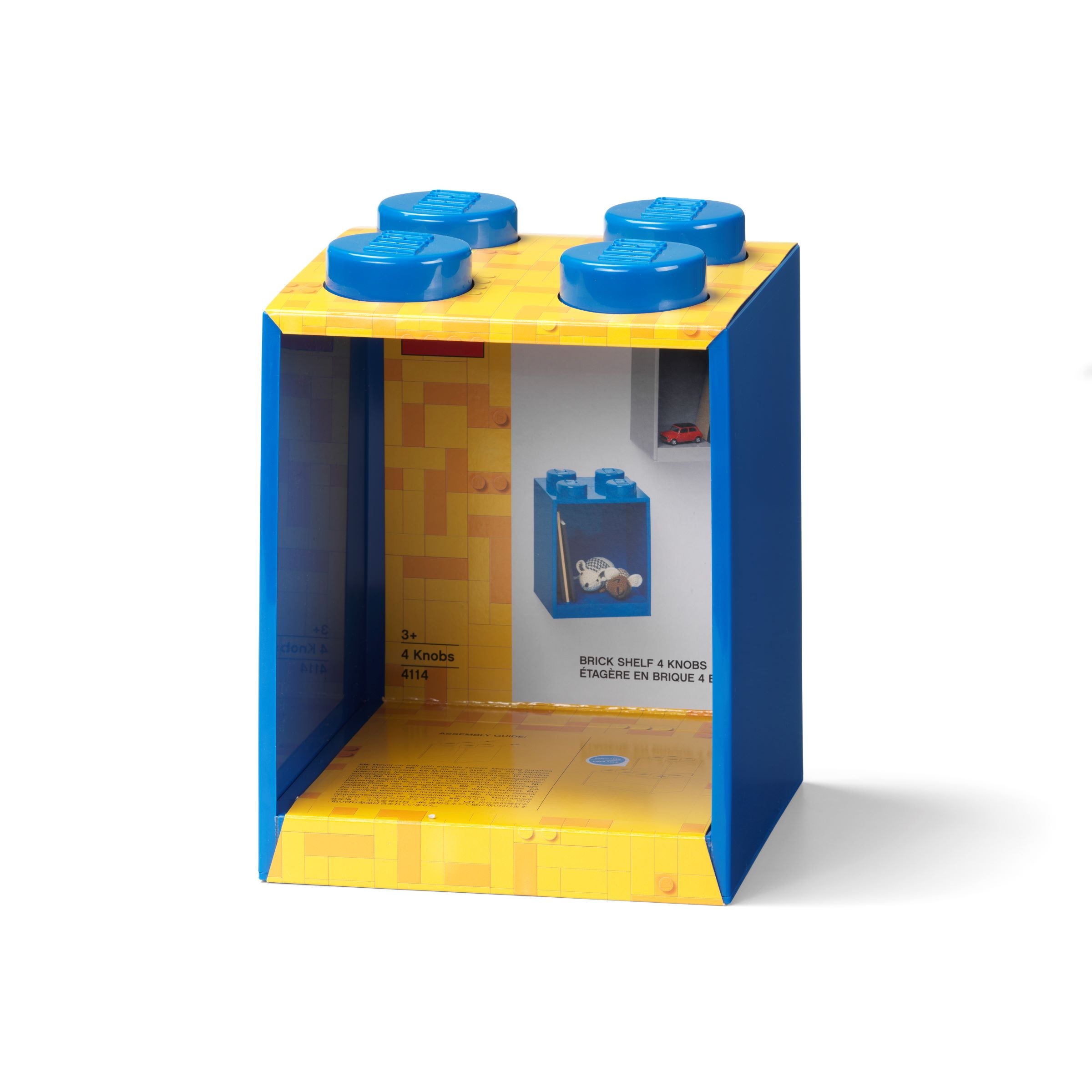 Steinregal mit 4 Noppen in Blau 5007280