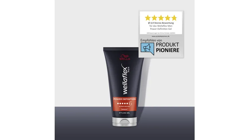 WELLAFLEX Men Styling Gel Power Definition 150 ml