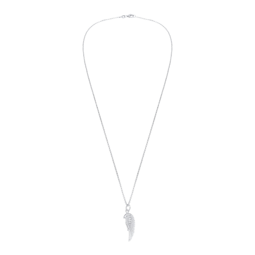 KUZZOI KUZZOI Collier Paulo Fanello collier d'aile rock oxyde cool 925 argent collier