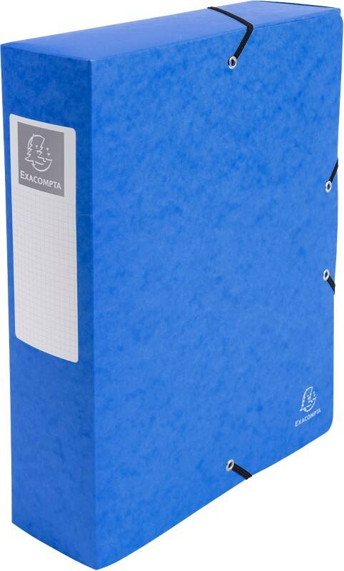 Exacompta Archivboxen 50832E DIN A4  Blau Manila Karton 25 x 33 cm 6 Stück