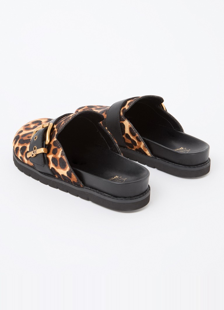 Tênis slip-on Dune London Glorria com estampa de leopardo