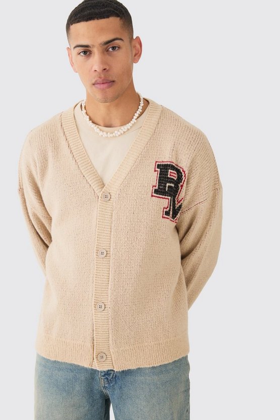 Kastiger Oversize Strick-Cardigan