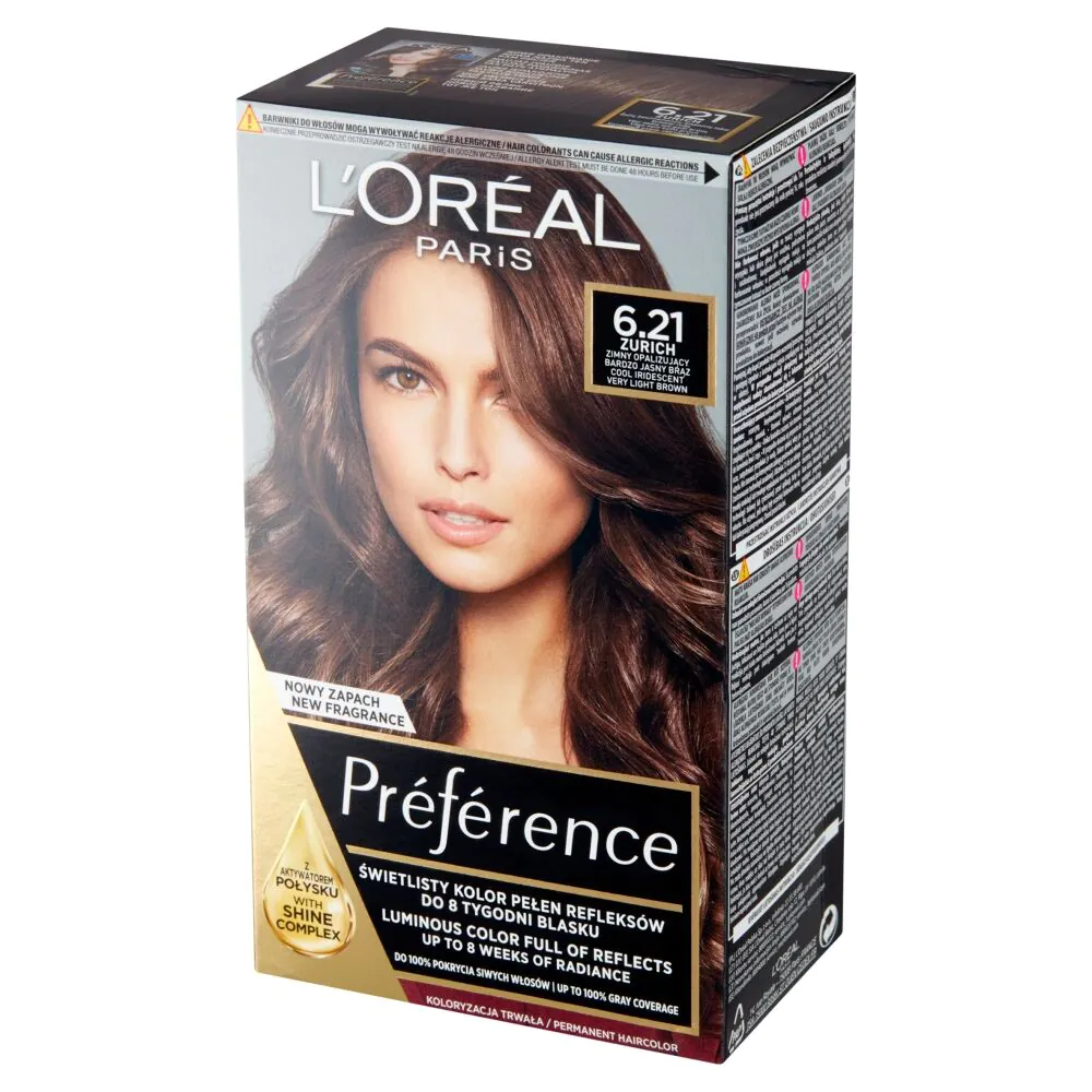 L'OréalPreference боја за косу 6.21 Опера