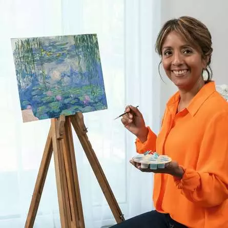 CreArt ART Collection: Seerosen (Monet) - Malen nach Zahlen für Erwachsene