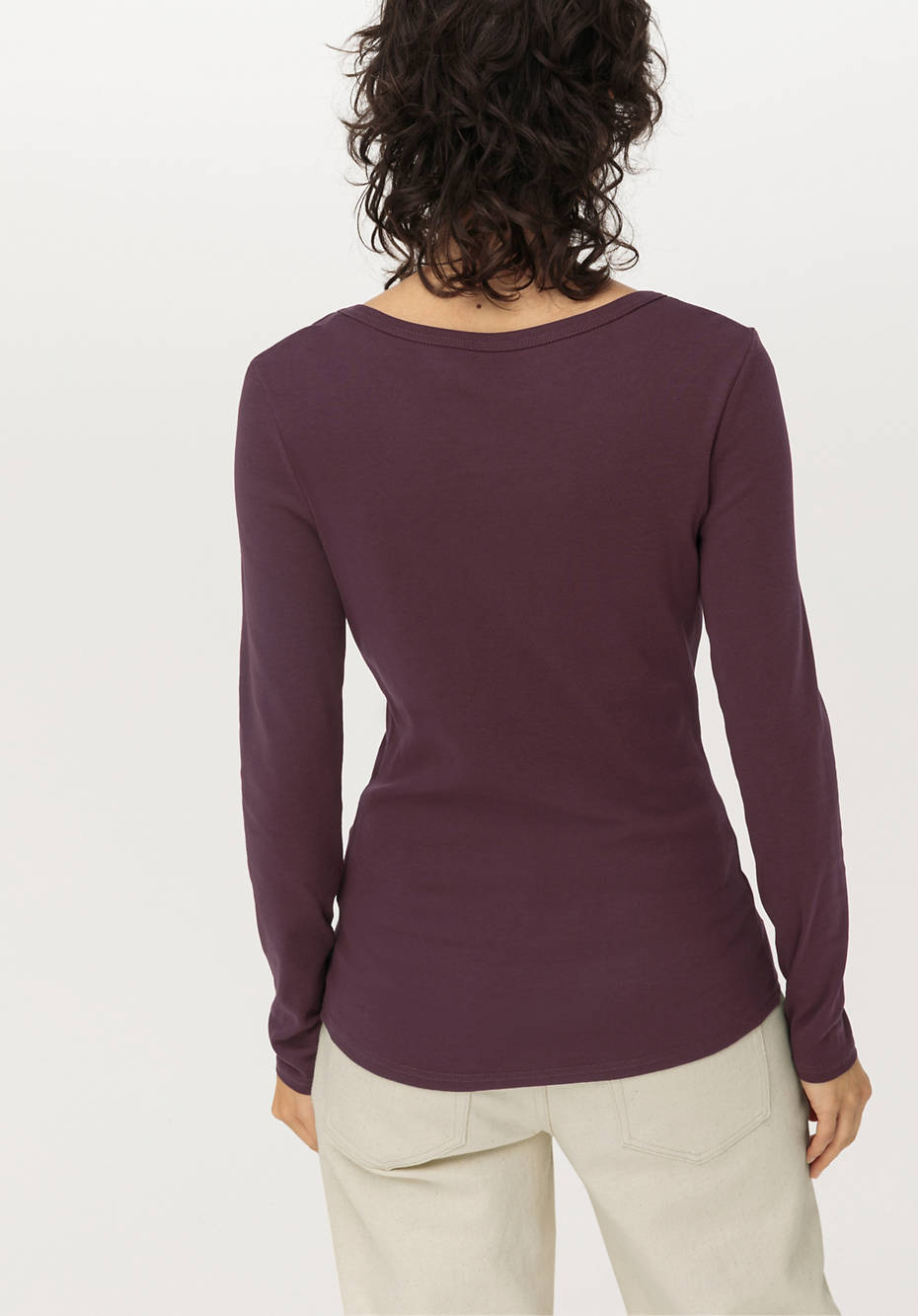 Langarm-Shirt aus reiner Bio-Baumwolle