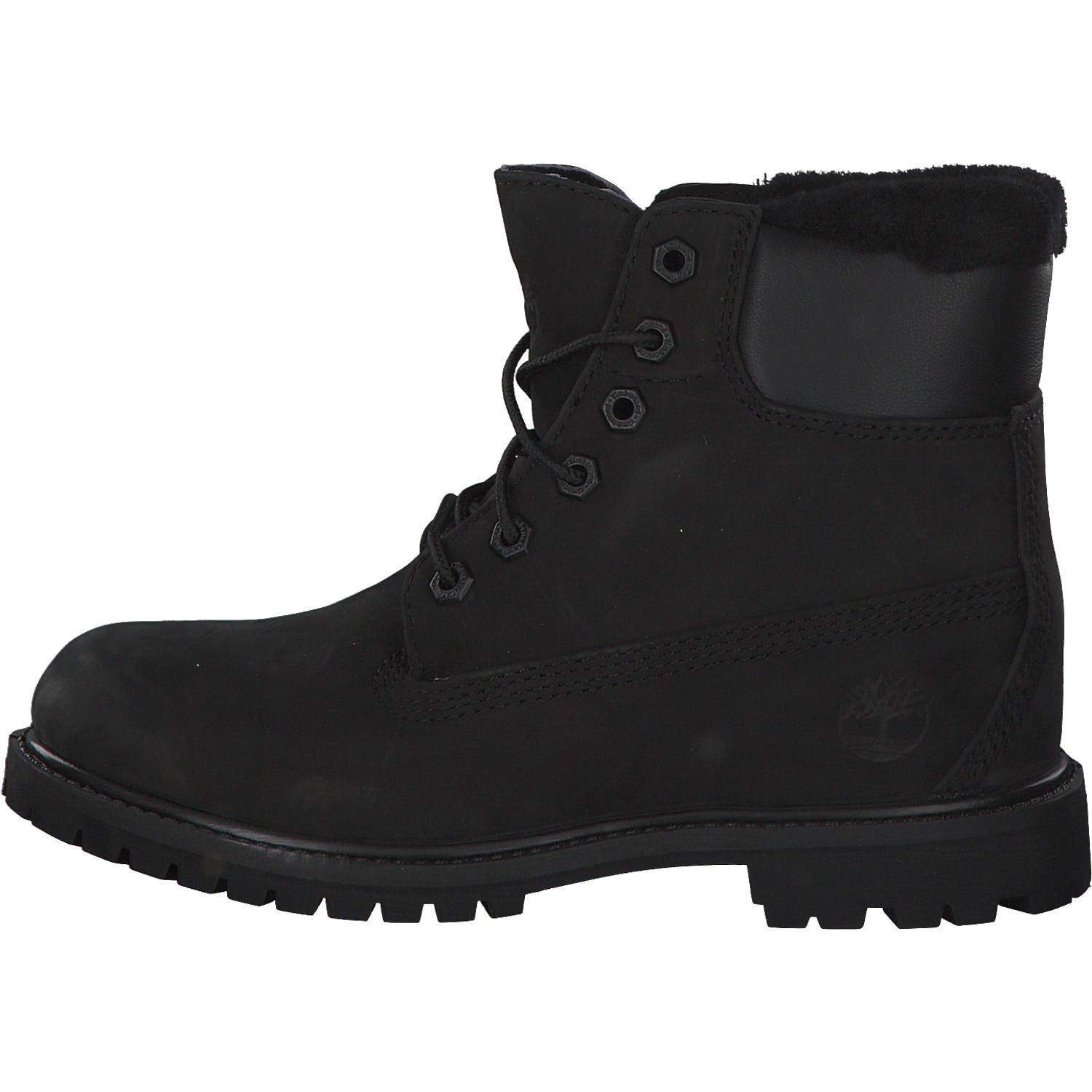 Timberland 6in Shearling Lined W, Winterstiefel, Damen, Schwarz (Black)