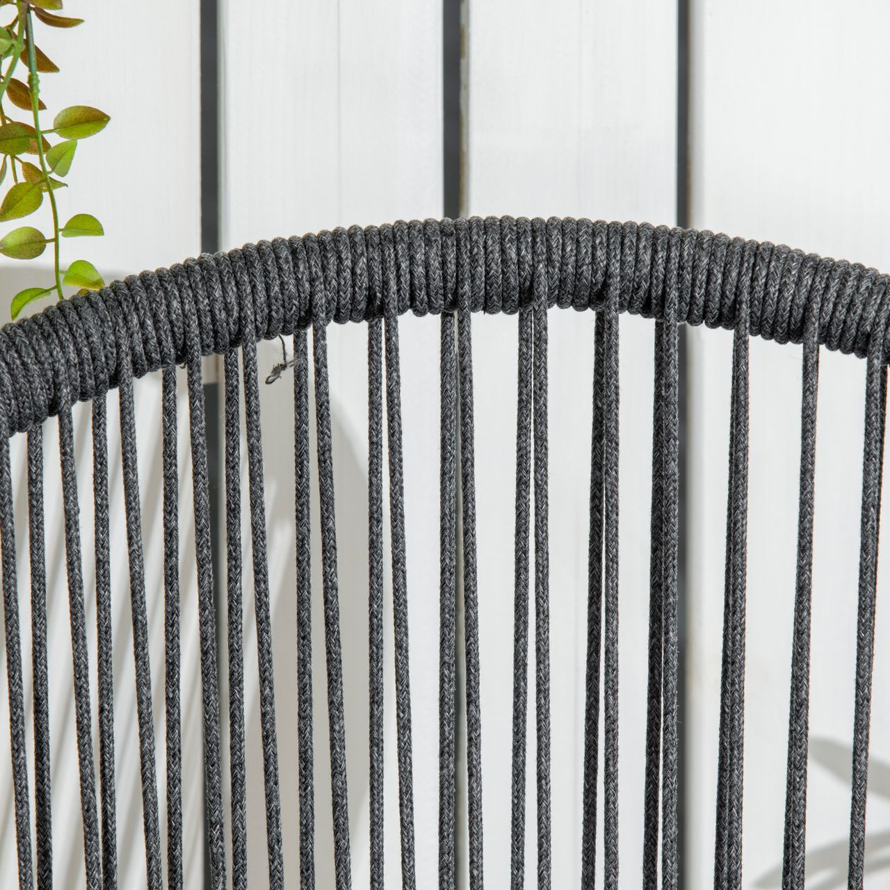 Outsunny 3-TLG. Gartenmöbel Set Rattan Balkonmöbel inkl. Tisch, 2 Stühle