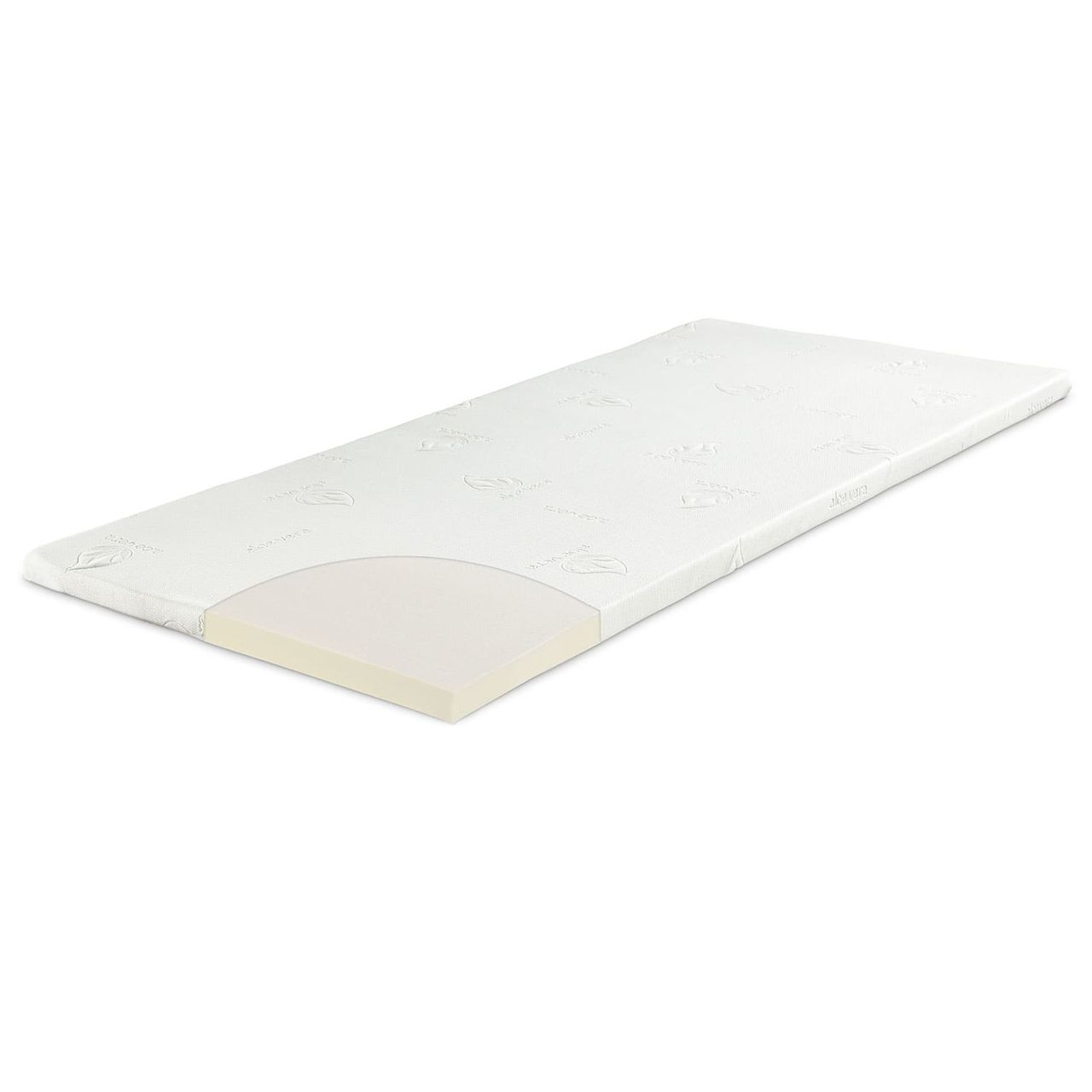 Aktivshop Bestschlaf Visko-Mineralschaum Matratzenauflage, 4 cm dick, 140x200 cm