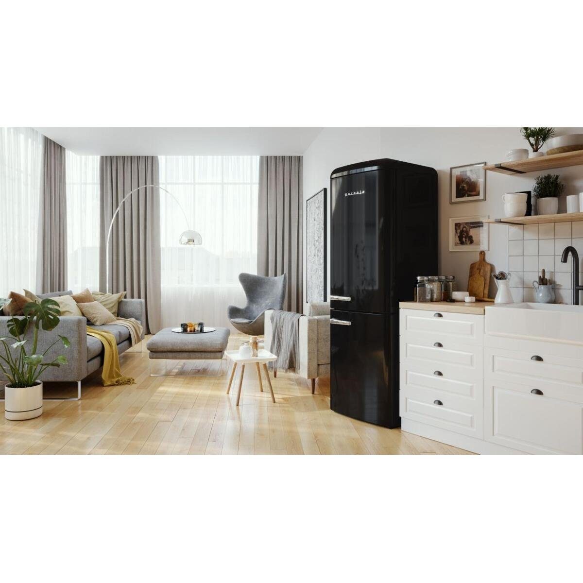 GORENJE Kühl-/Gefrierkombination ONRK619DBK-L, NoFrost