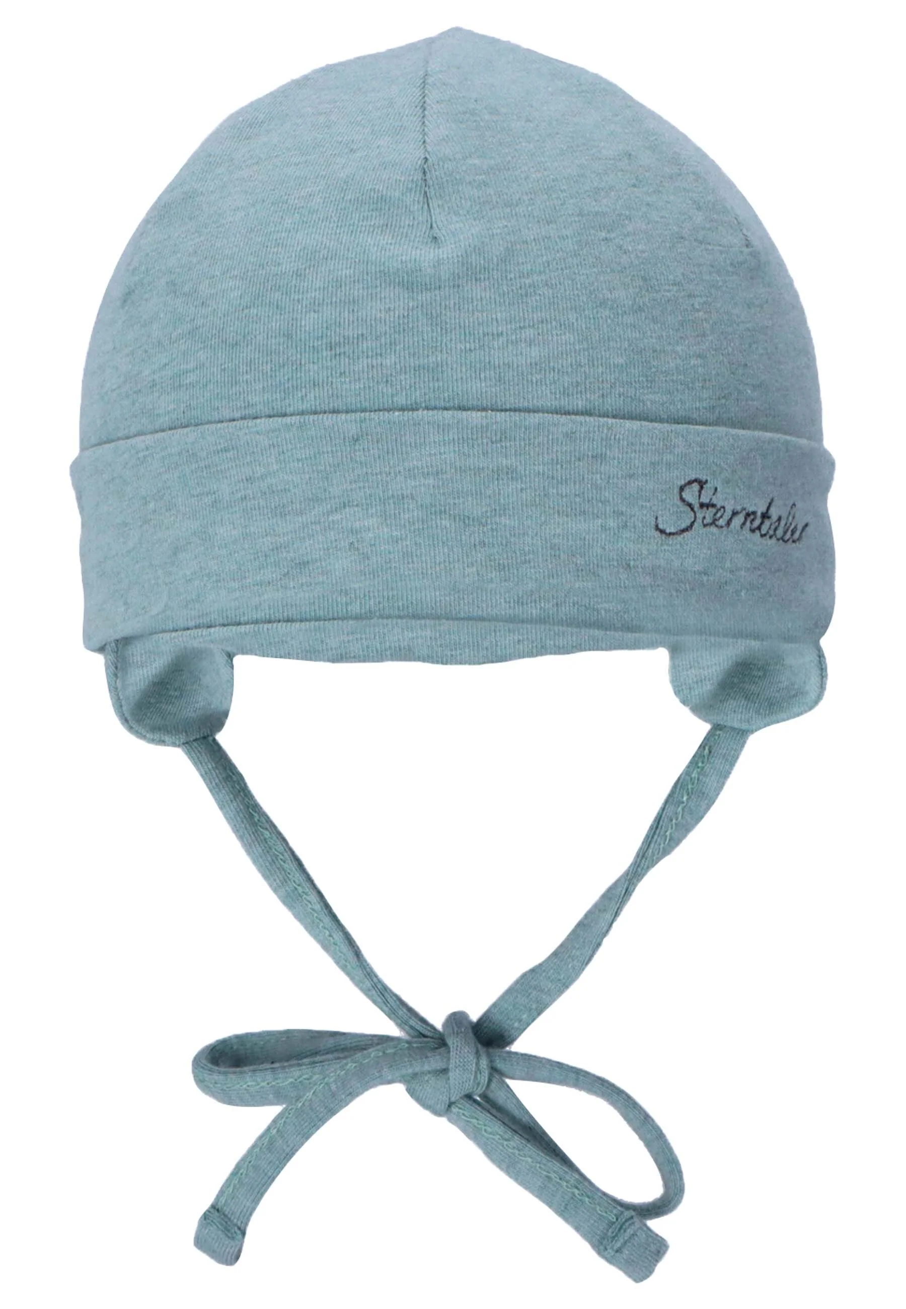 OCS Beanie aus Singlejersey Melange (Bio) Silber