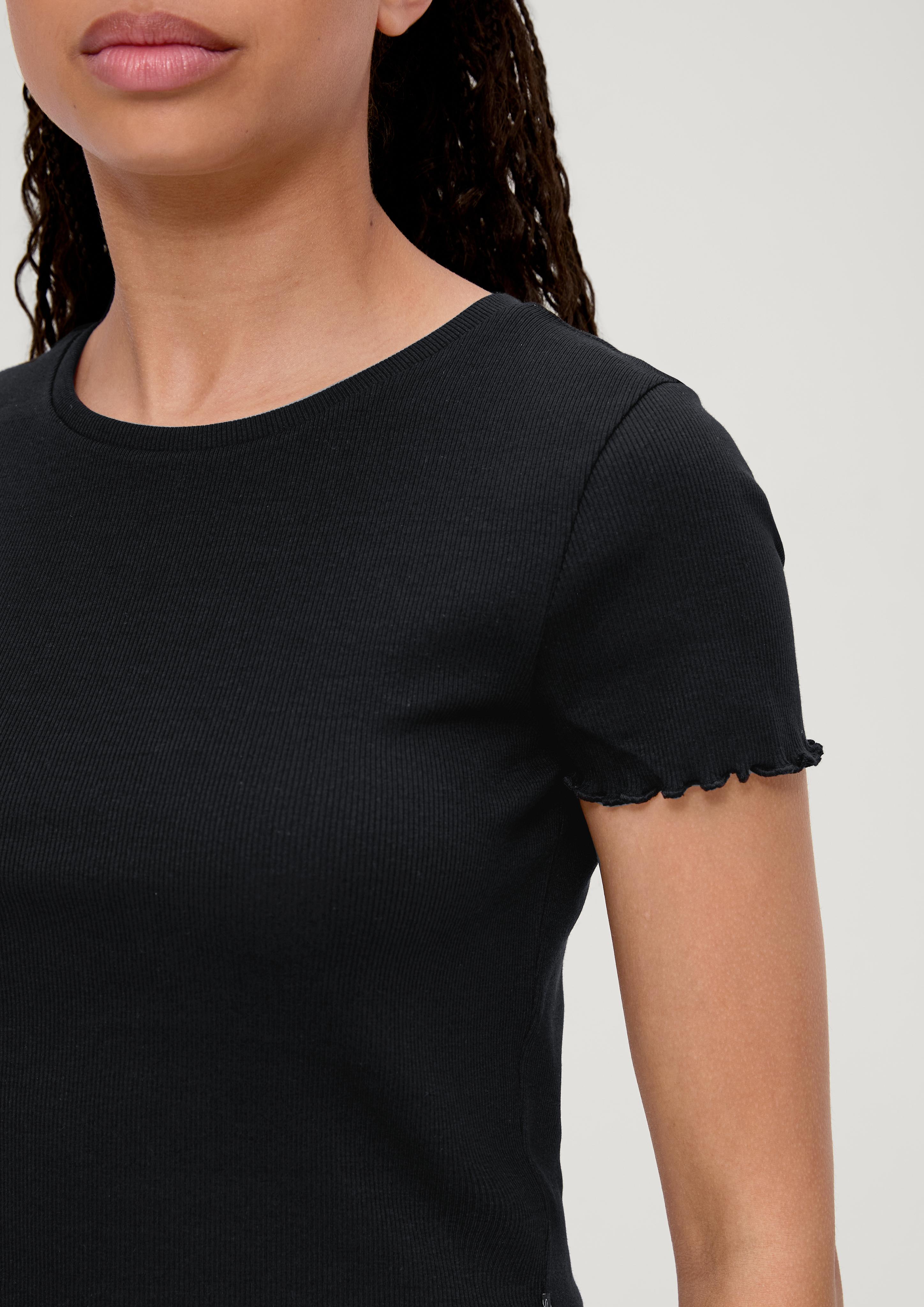 T-Shirt mit Rippstruktur  2131402-9999