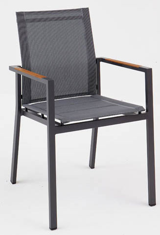 OUTDOORGartenstuhl Alu/Teak