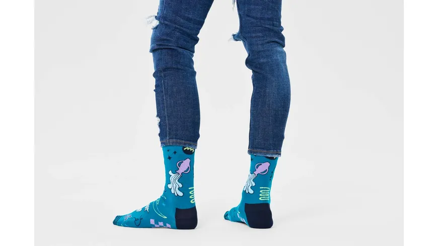 Happy Socks Unisex Socken Aquarius turquoise