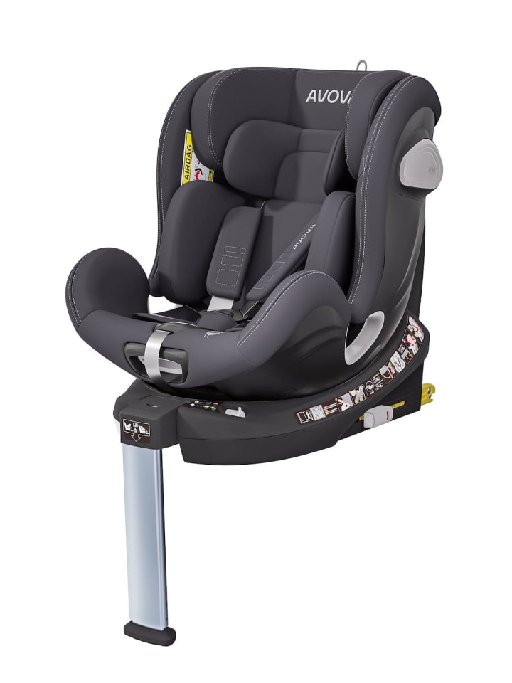 AVOVA Avova Swan-Fix I-Size Reboard Kindersitz - Farbe: Koala Grey günstig kaufen onesize
