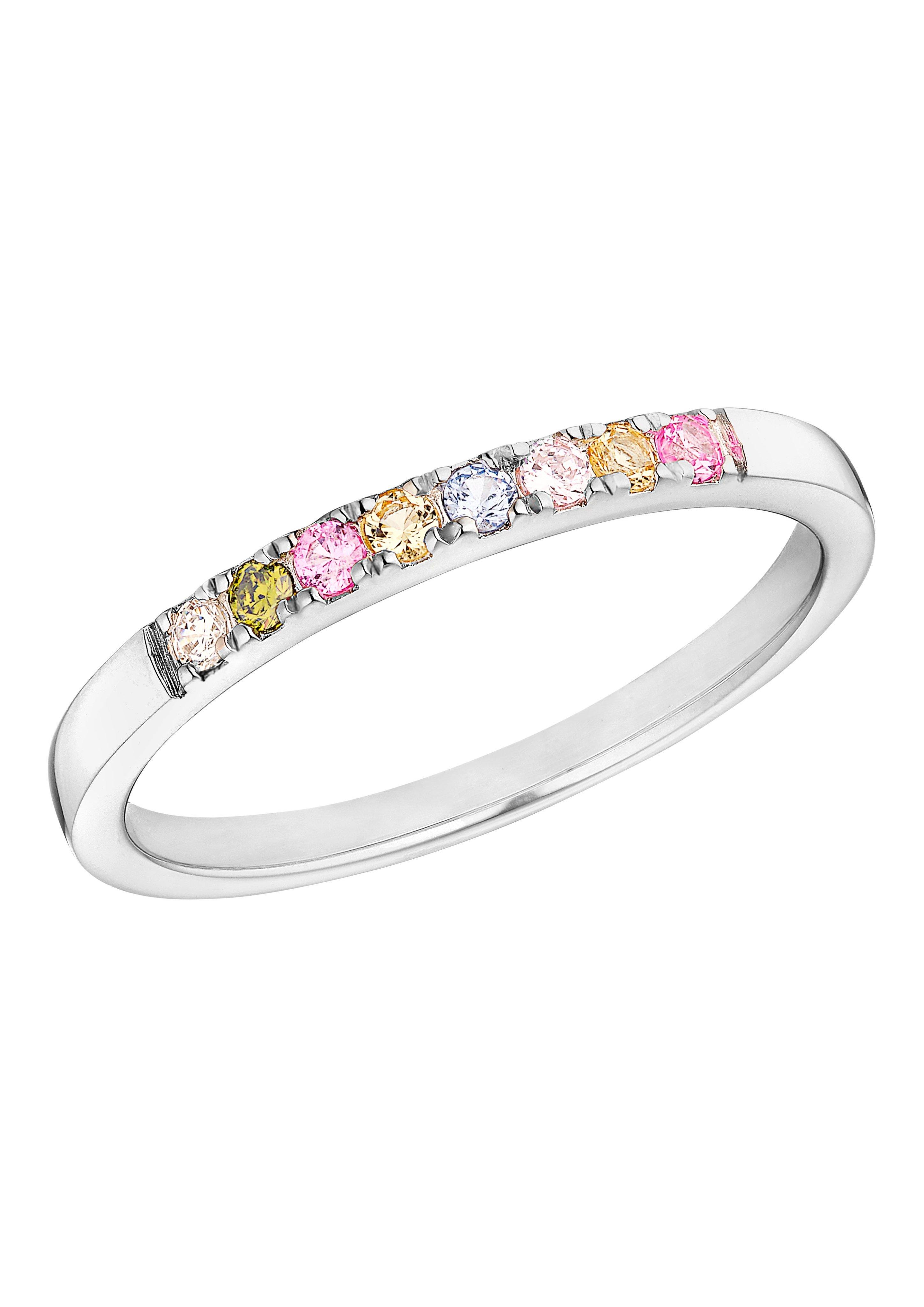 Ring mit buntem Zirkonia-Detail  6009603-92E0