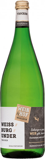 2022 Weissburgunder trocken 1,0 L - Wein & Hof Hügelheim