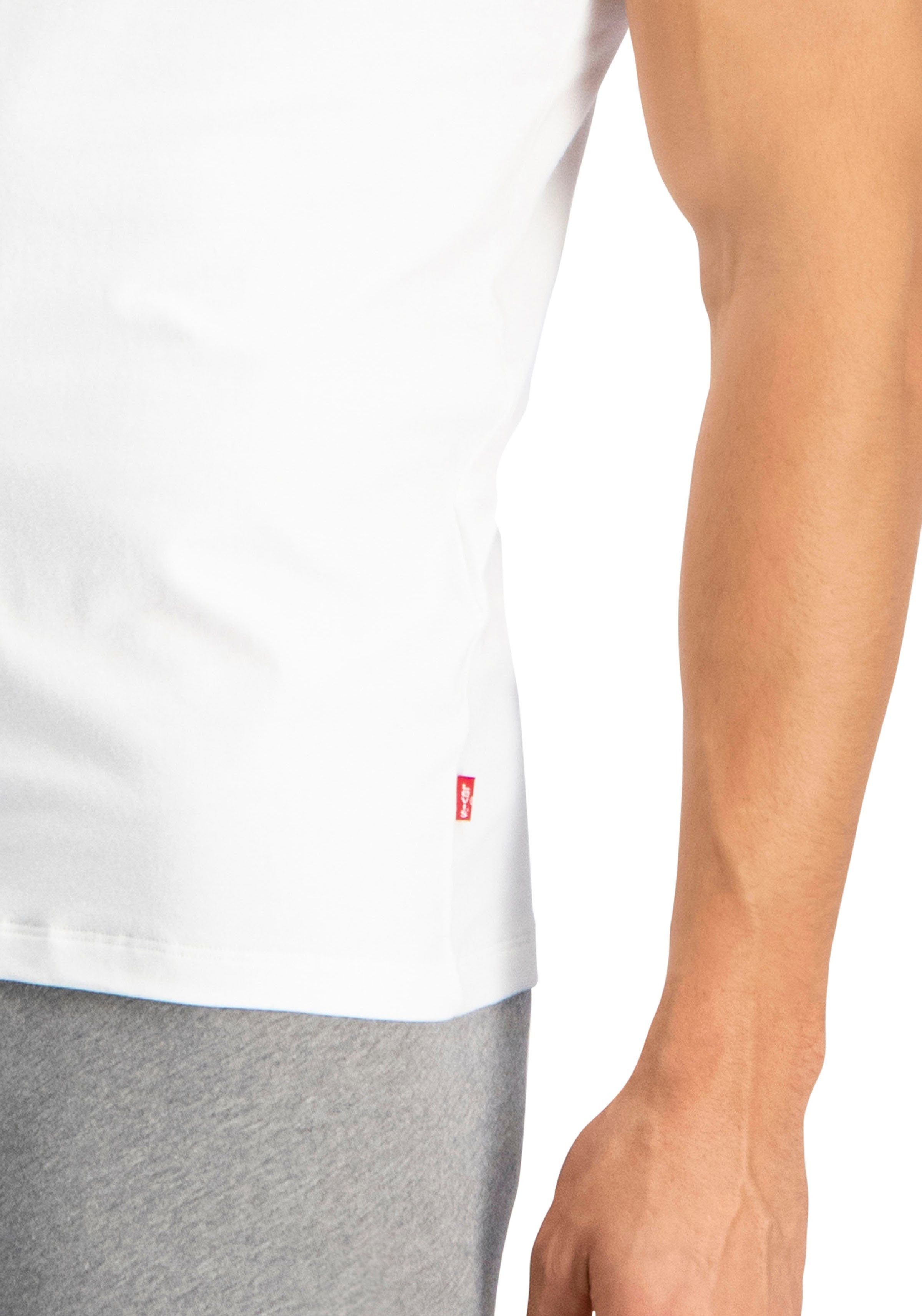 Levi's® T-Shirt (Packung, 2-tlg) LEVIS MEN V-NECK 2P
