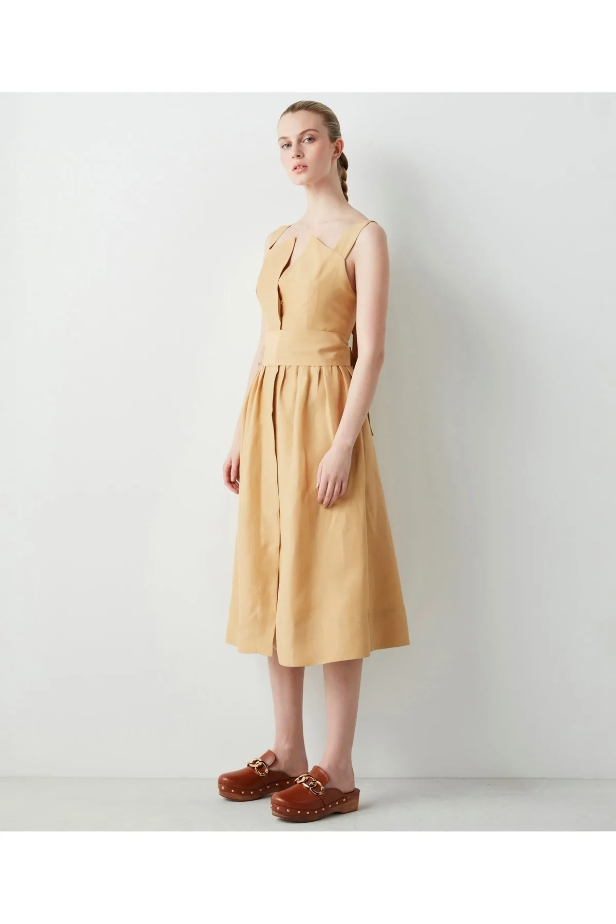 İpekyol  Kleid aus Leinenmischung