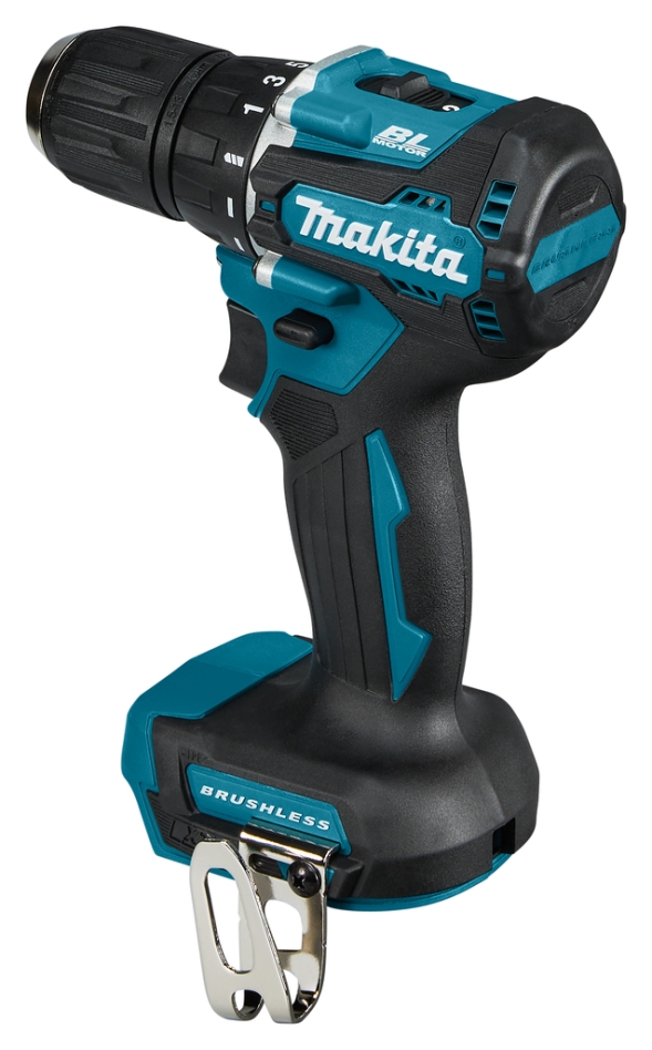 Taladro inalámbrico Makita DDF487ZJ sin escobillas de 18 V (baterías y cargador no incluidos) en caja Mbox.