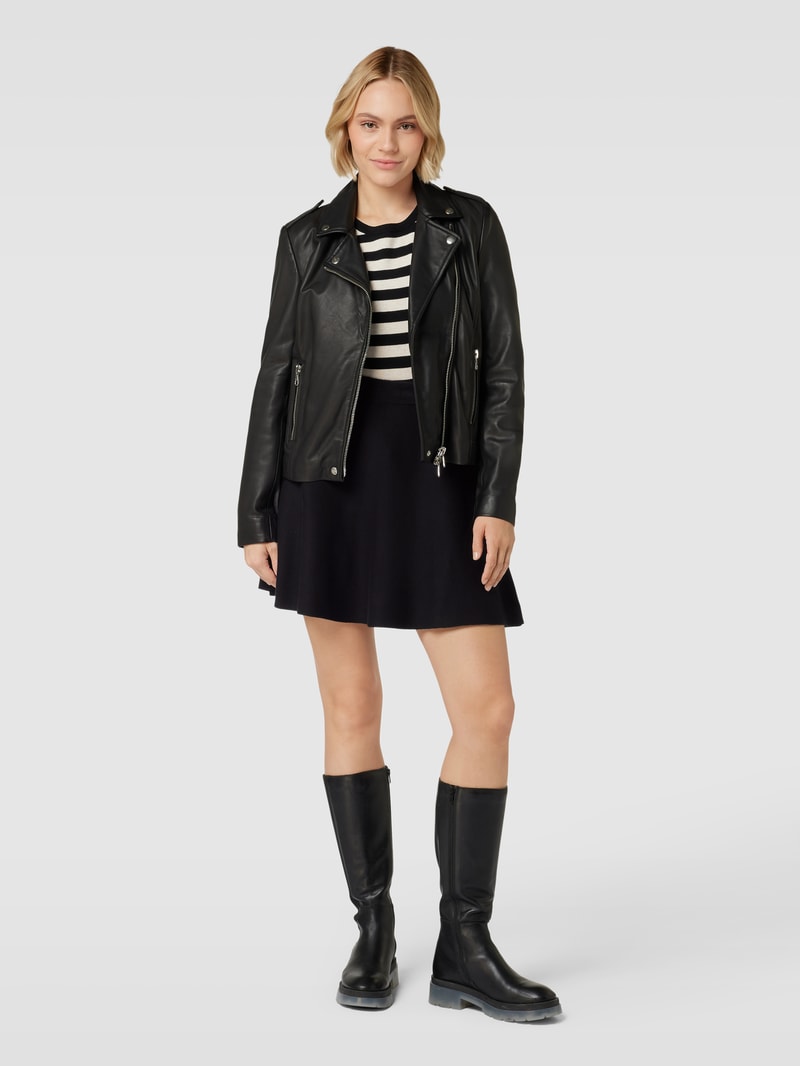 Minirock mit elastischen Bund Modell 'FONNY' in schwarz