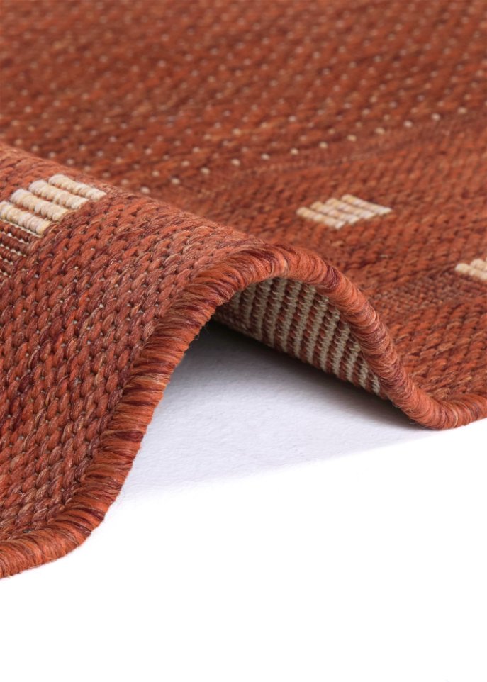 In- und Outdoor Teppich mit umlaufender Bordüre