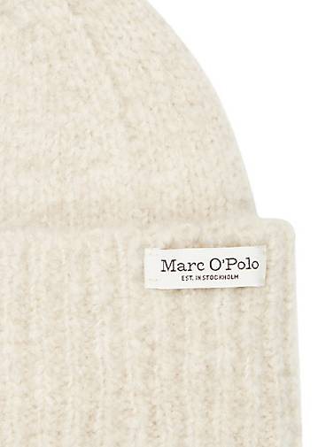 Marc O'Polo Mütze aus Slub-Garn gestrickt