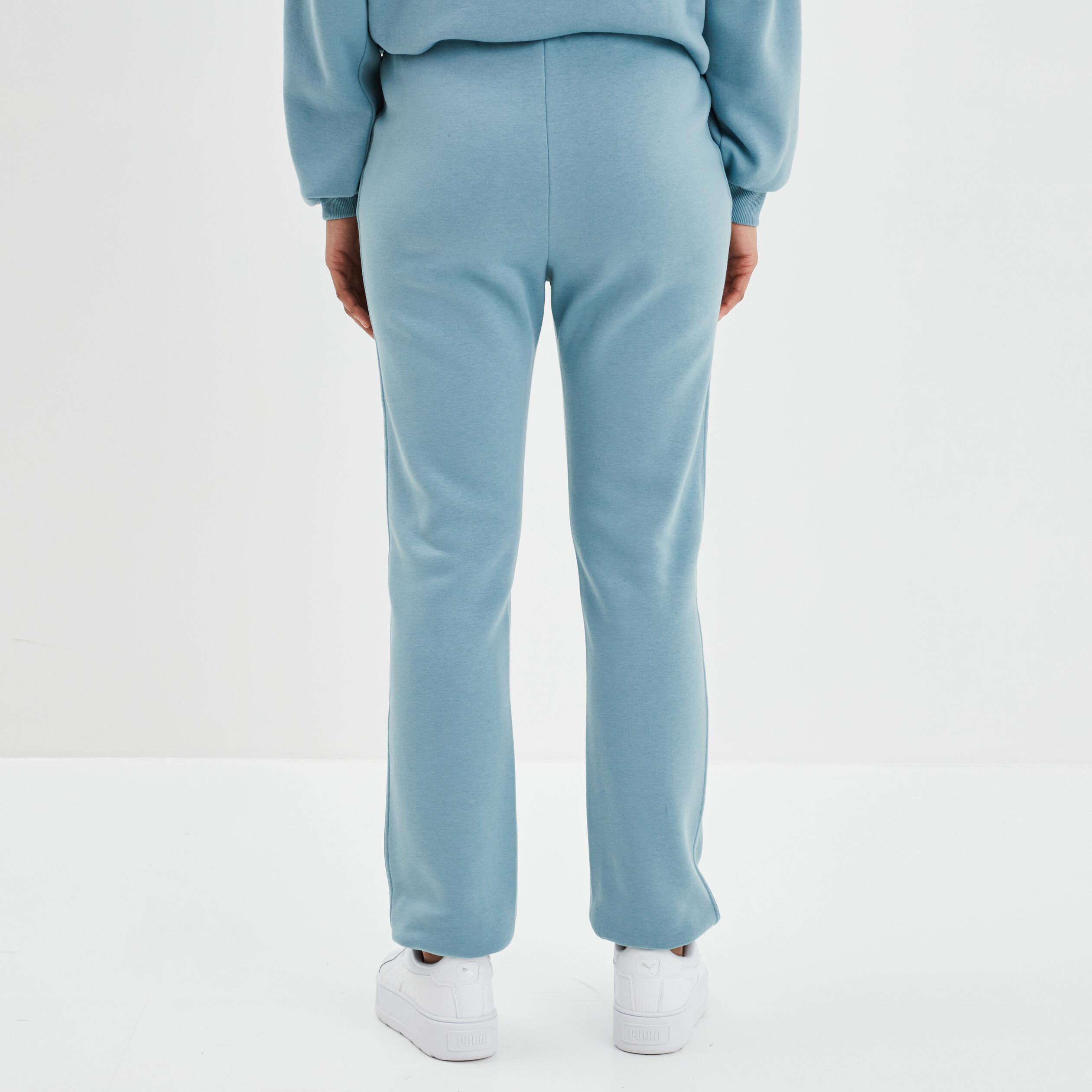 Pantalon jogging droit molleton gris femme | La Halle