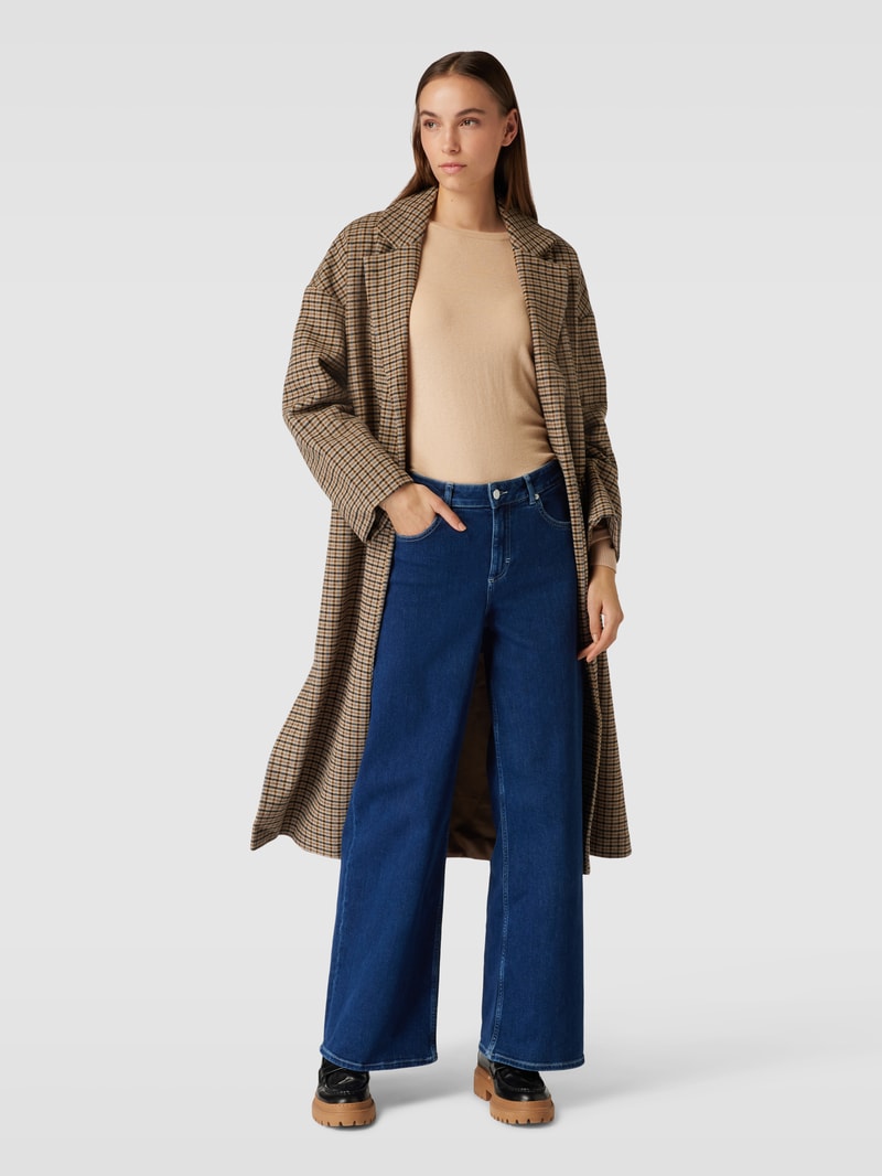Longsleeve mit Rundhalsausschnitt Modell 'MOCHI' in camel