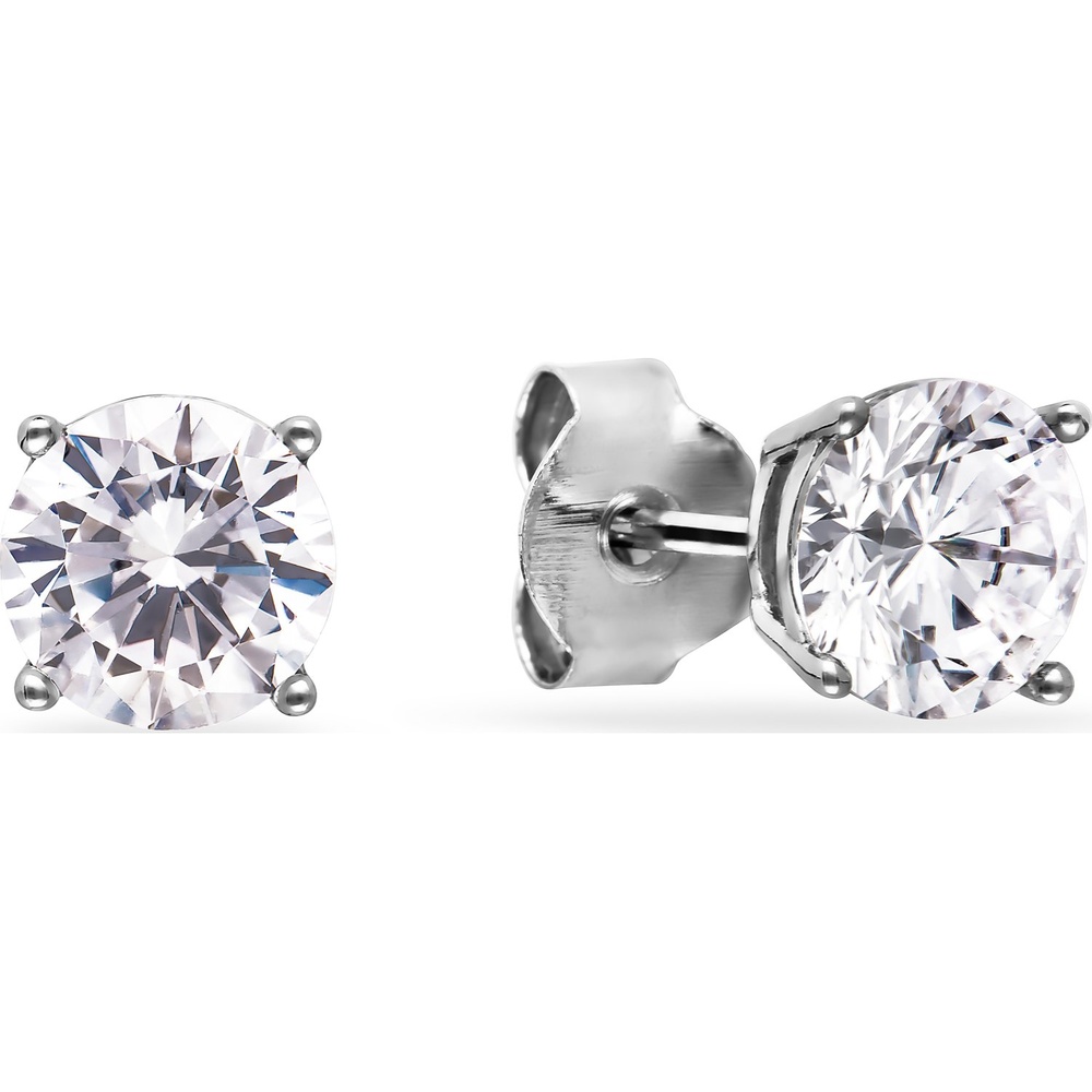 FAVS Boucles d'oreilles à fermoir à poussette 925 Argent Boucles d'oreilles
