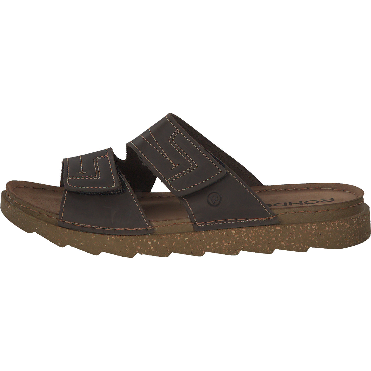 Rohde 5972, Pantoletten & Badeschuhe, Herren, MOCCA
