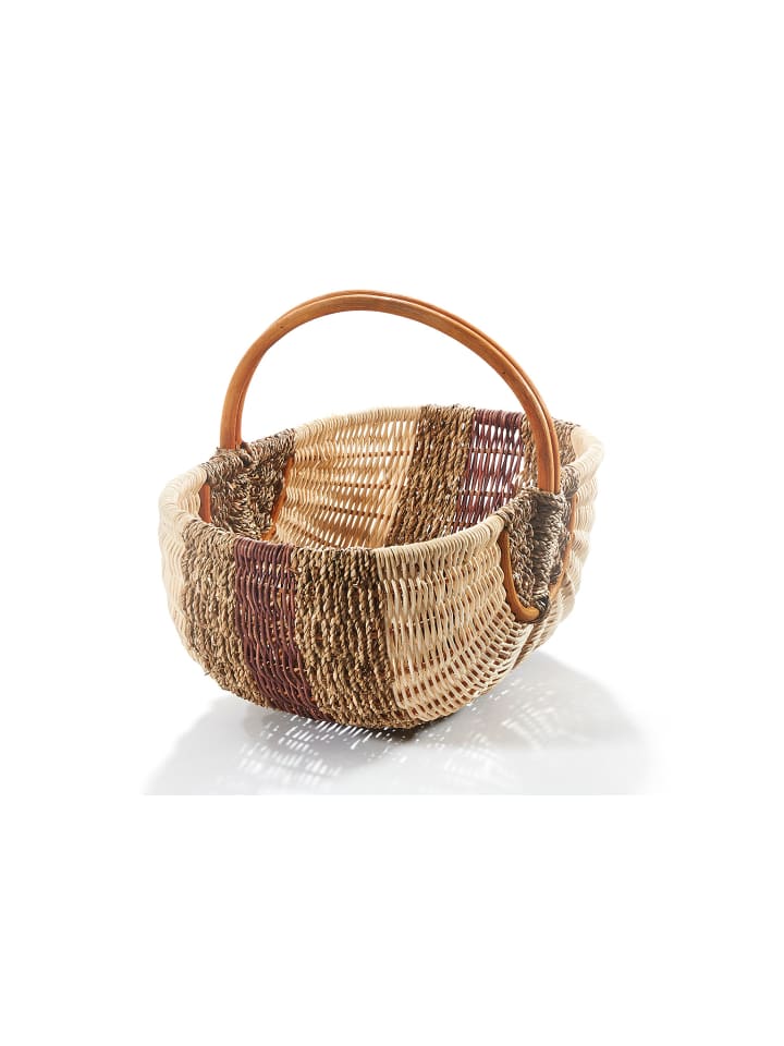 kobolo Einkaufskorb BROWNREEDBIN in Braun günstig kaufen onesize