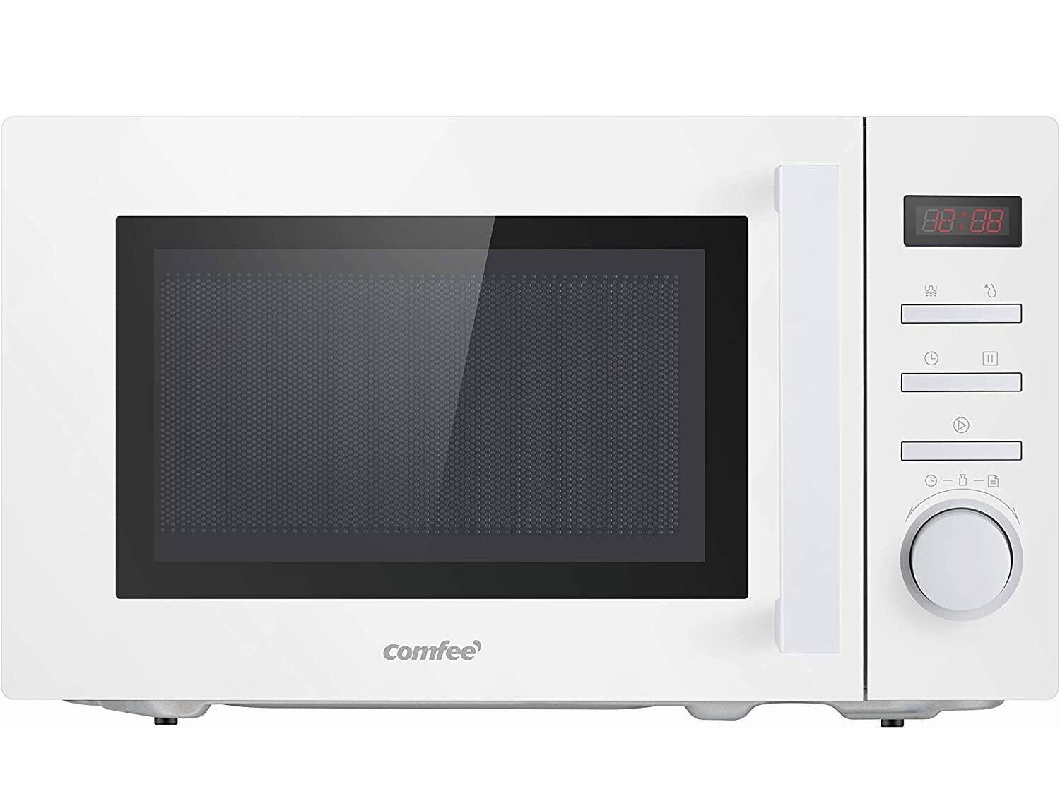 Fine Life Pro Mikrowelle ist eine 20-Liter-700-Watt-Mikrowelle mit folgenden Funktionen, Mikrowelle, 20,00 l, Solo-Mikrowelle mit 5 Leistungsstufen, Easy Defrost, 700W, Weiß