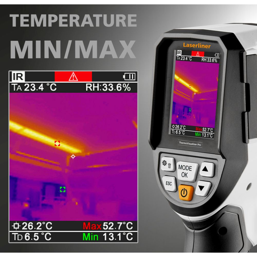 Laserliner 082.078A ThermiVisualizer Pro -lämpökamera