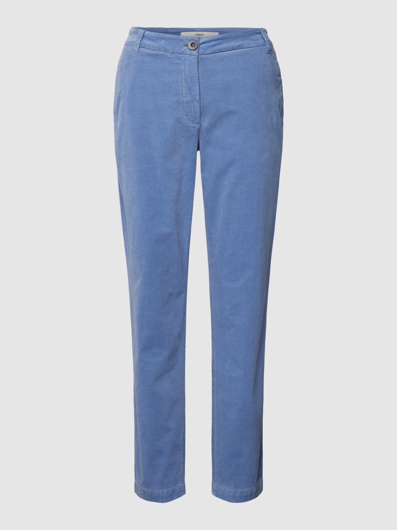 Hose in unifarbenem Design in hellblau