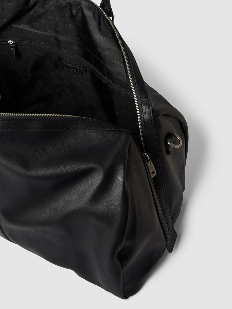 Weekender mit Label-Applikation Modell 'CERTOSA' in schwarz