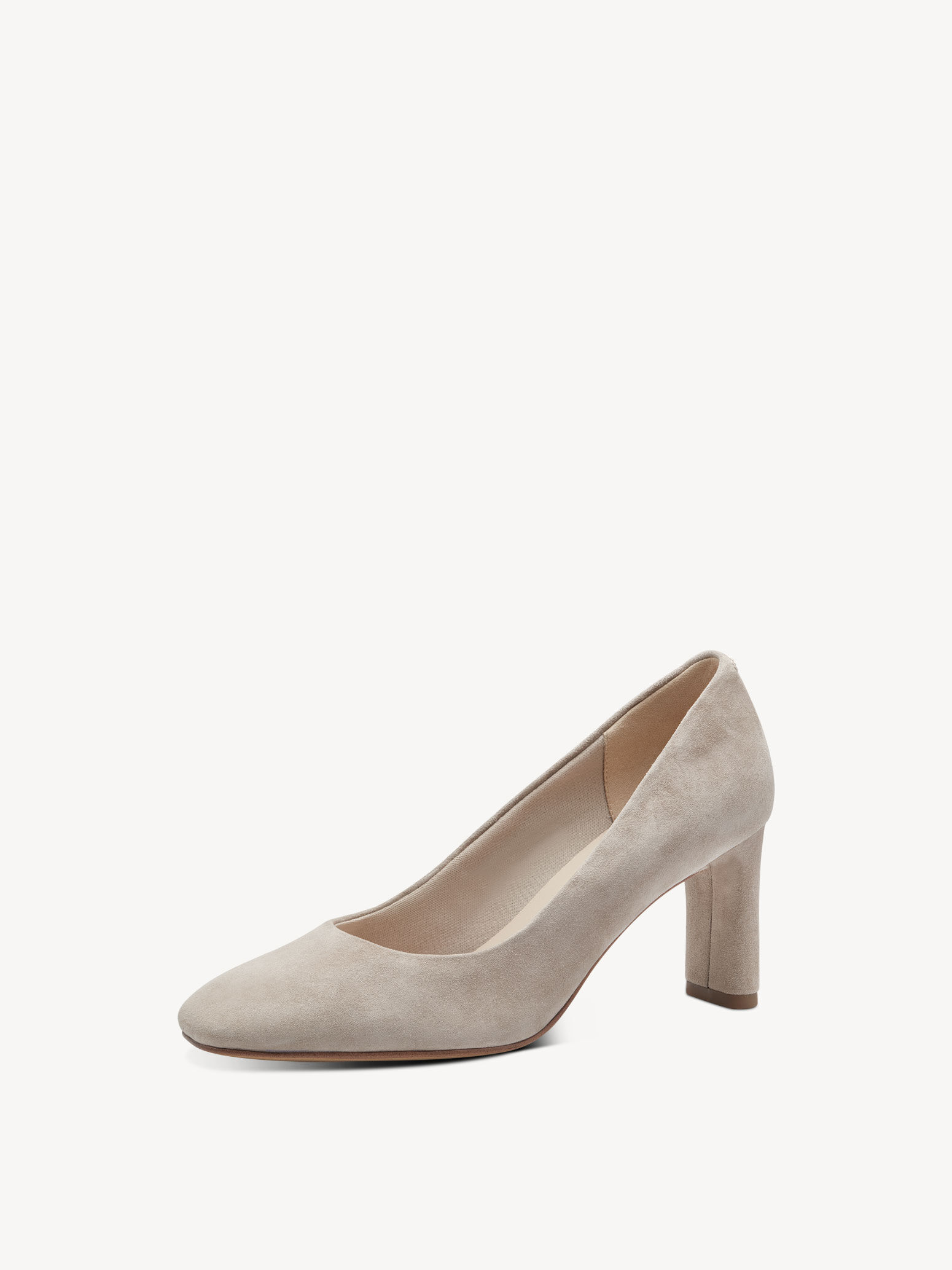 Escarpin en cuir - beige