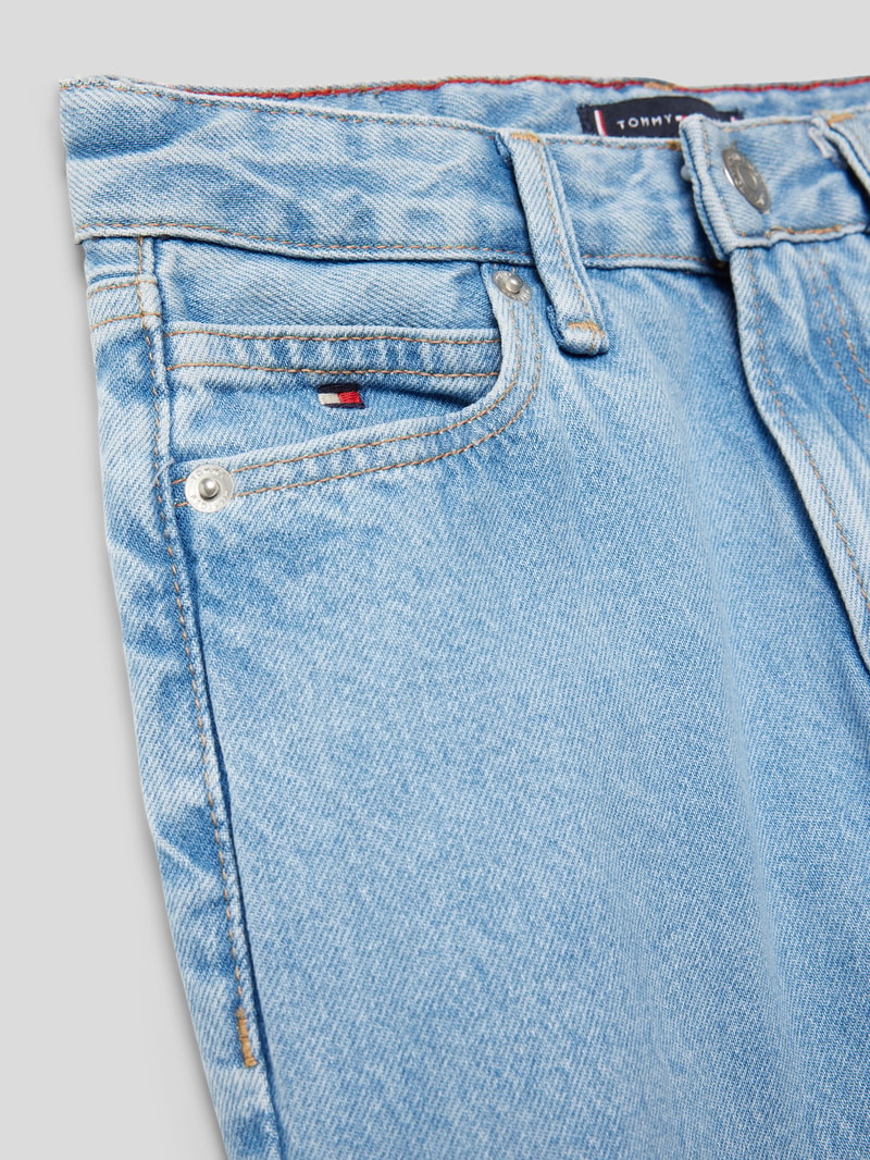 Straight Fit Jeans im 5-Pocket-Design in blau
