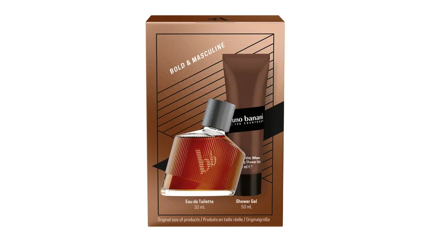 bruno banani Magnetic Man Eau de Toilette + Duschgel Geschenkpackung