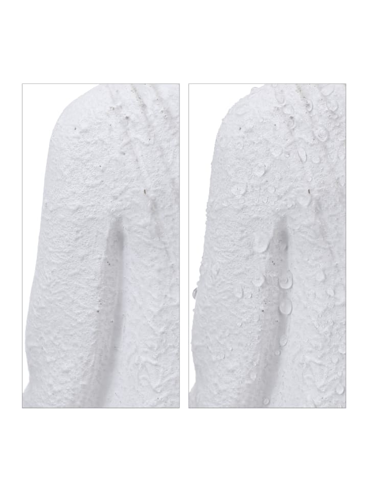 relaxdays Buddha-Figur in Weiß - (H)17,5 cm günstig kaufen onesize